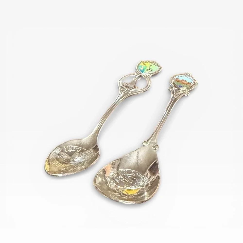 Lot of (2)‎ New York State Souvenir Spoons Collectible